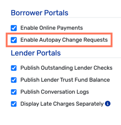 Enable Change Requests