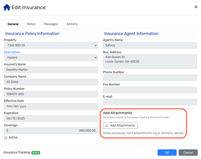 Edit Insurance